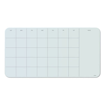 U Brands Cubicle Glass Dry Erase Undated Four Week Calendar Board, 23 X 12, White freeshipping - TVN Wholesale